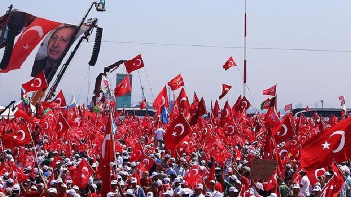 Millions gather in Istanbul for mass democracy rally   
